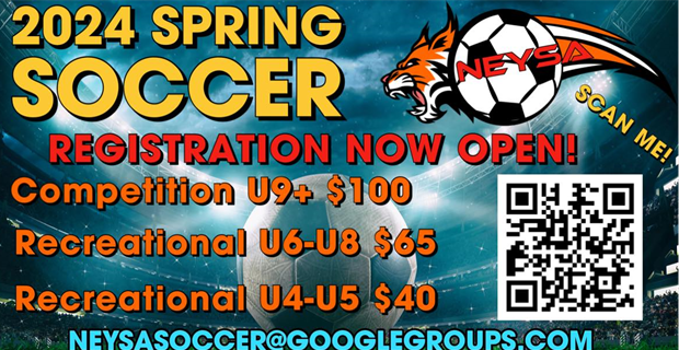 Soccer Registration Now Open!